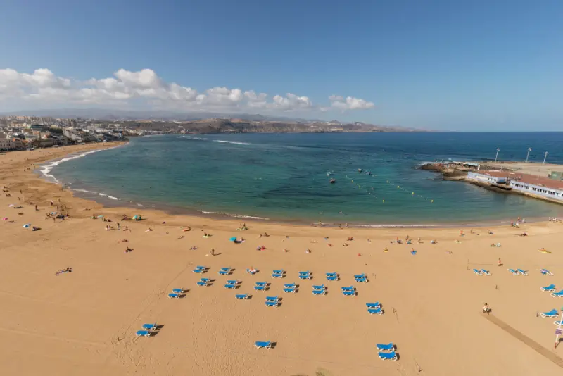 Beach of Las Canteras Beach in Las Palmas de Gran Canaria