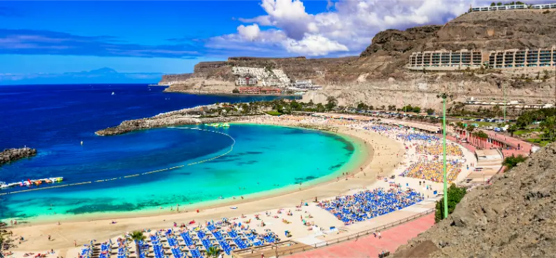 Best Beaches Gran Canaria Playa de los Amadores Canary Islands