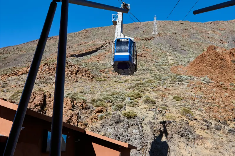 Cable Car Station Teide National Park Tenerife