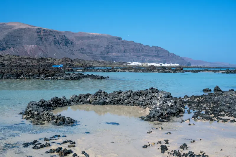 Caleton Blanco Beach Orzola Lanzarote Canary Islands Spain