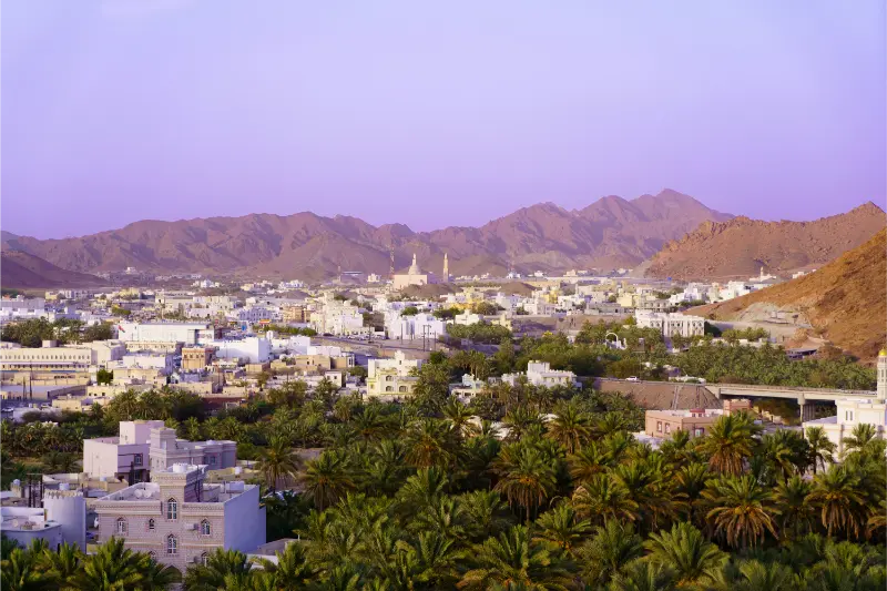 Fuerteventura Resort Town in Mountain Valley