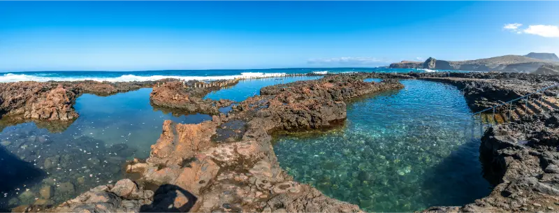 Las Salinas de Agaete Natural Pools Puerto de las Nieves Gran Canaria Spain