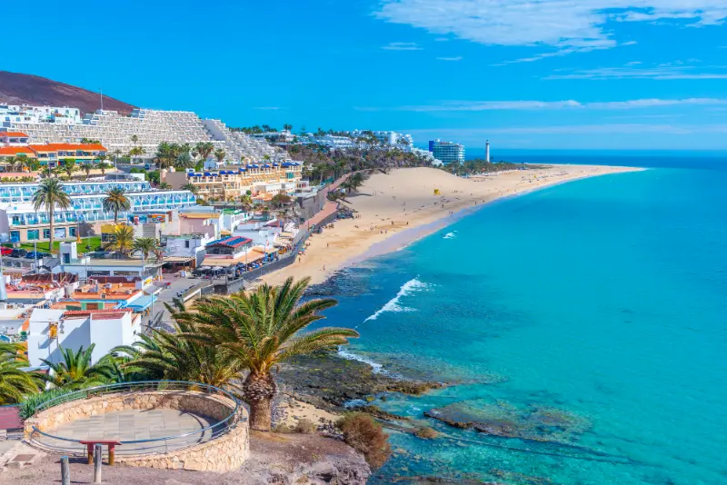 Playa de Matorral in Morro Jable, Fuerteventura, Canary Islands