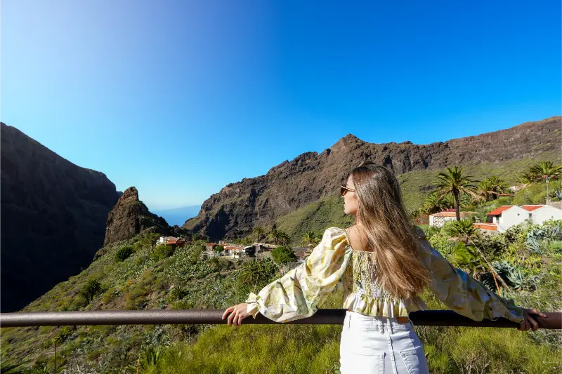 View of Masca Village Tenerife